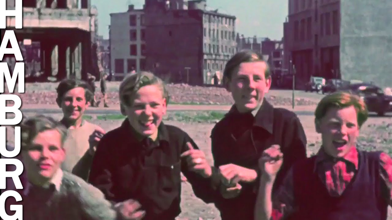 Hamburg 1948: Farbige HD-Aufnahmen der Nachkriegszeit