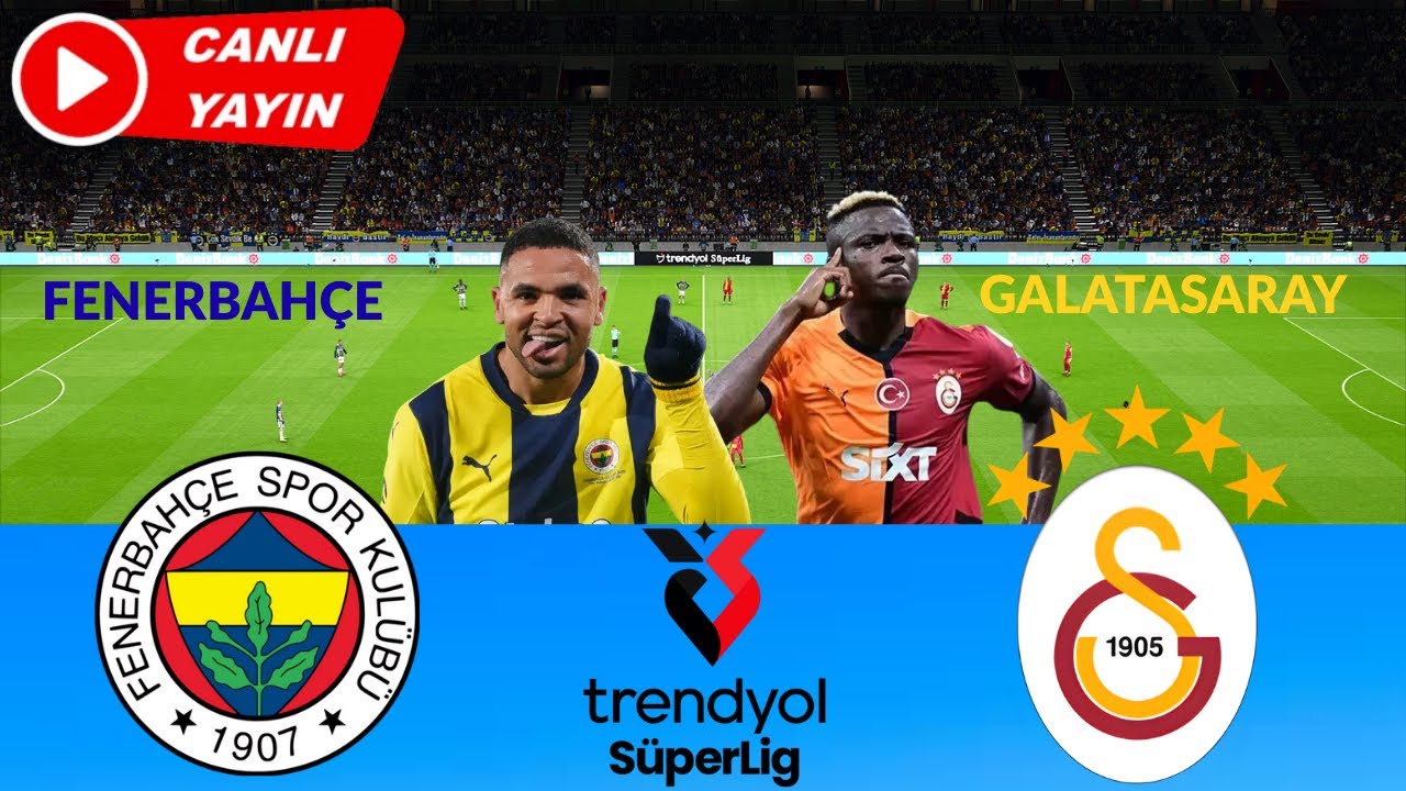 Fenerbahçe vs Galatasaray Full Match Simulation 🔴