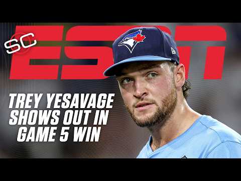 GAME 5 REACTION ⚾️ Blue Jays take series lead after Yesavage's dominance on the mound | SportsCenter