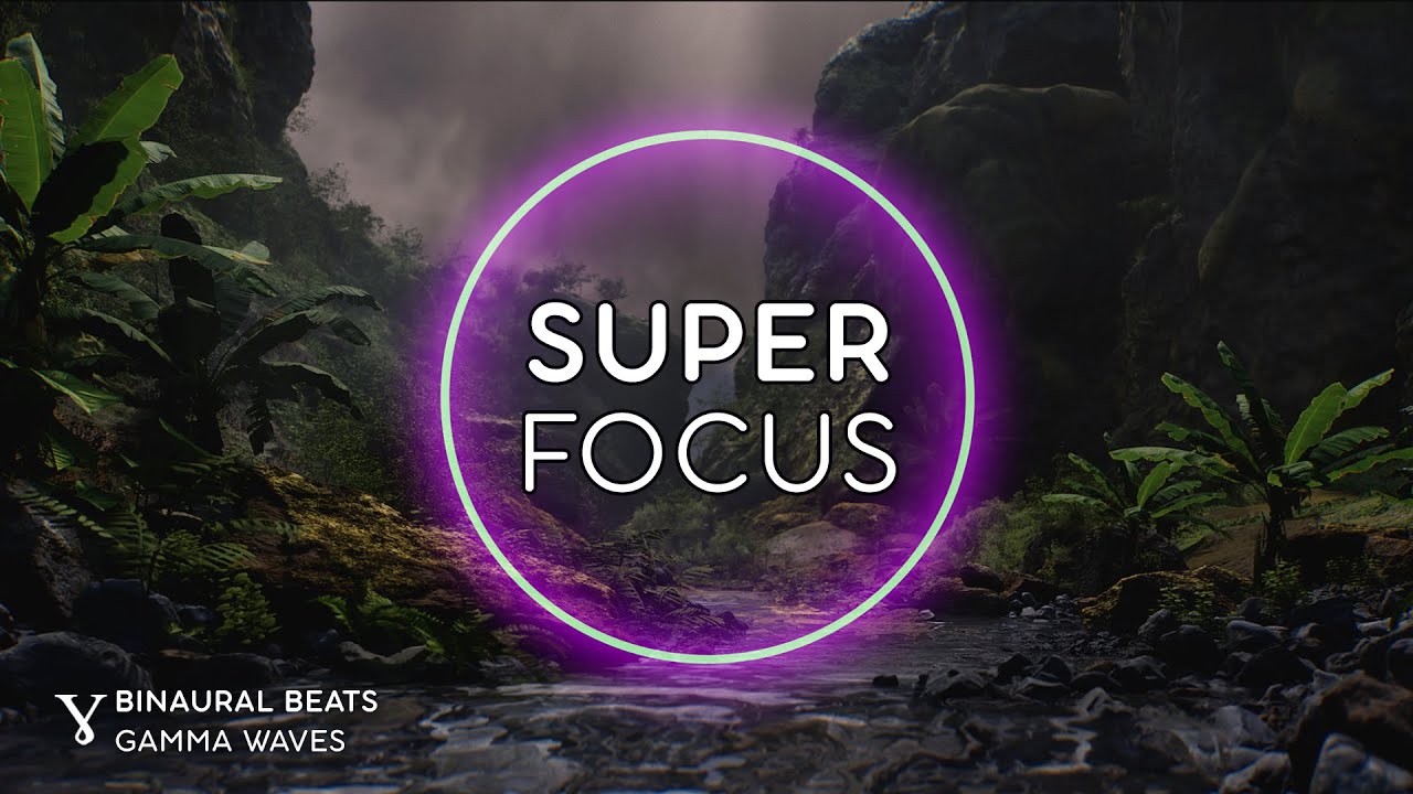 40 Hz Gamma Binaural Beats for Focus and Concentration - Study Music