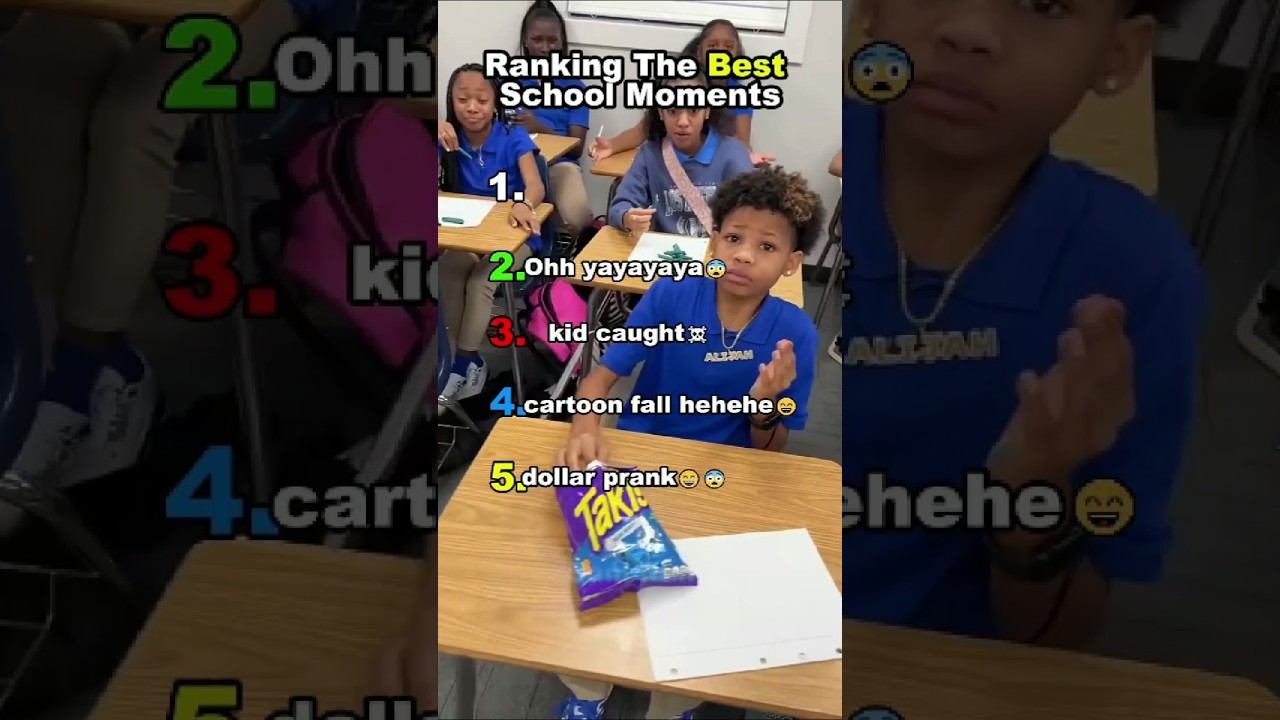 Top Memorable Moments in School