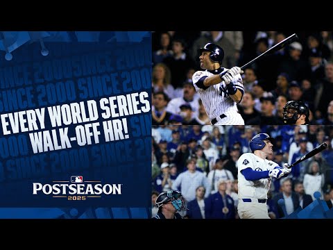Every World Series walk-off homer since 2000 đź‘€ (From Derek Jeter to Freddie Freeman!)