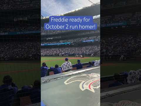Freddie homers and a sweep #freddiefreeman #dodgers #baseball #itfdb #tmobilepark