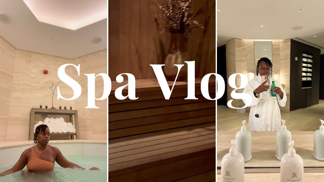 Relaxing SPA DAY Vlog- swedish massage, sauna, steam bath, jacuzzi
