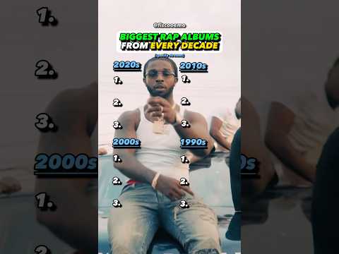 EVERY Decades Biggest Rap Album?