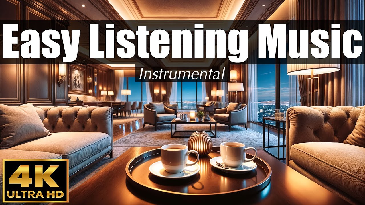 Relaxing Easy Listening Music in 4K Ultra HD ☕️ | Instrumental Covers