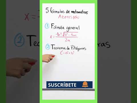 5 fórmulas de matemáticas que no debes olvidar para tu examen | Kukis | Shorts