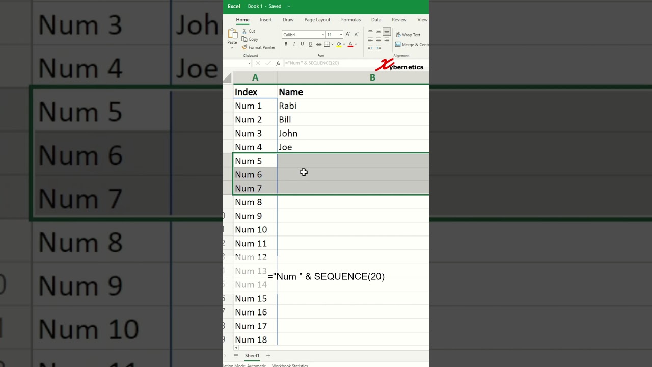 Excel Dynamic Numbering List Tips 📋