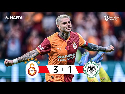Galatasaray (3-1) Konyaspor - Highlights/Özet | Trendyol Süper Lig - 2025/26