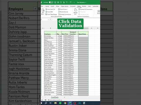 Data Validation in Excel‼️ #excel