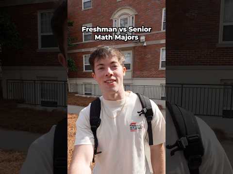 Freshman vs Senior Math Majors