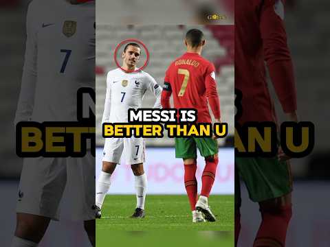 Why Antoine Griezmann Respects Cristiano Ronaldo So Much? #football