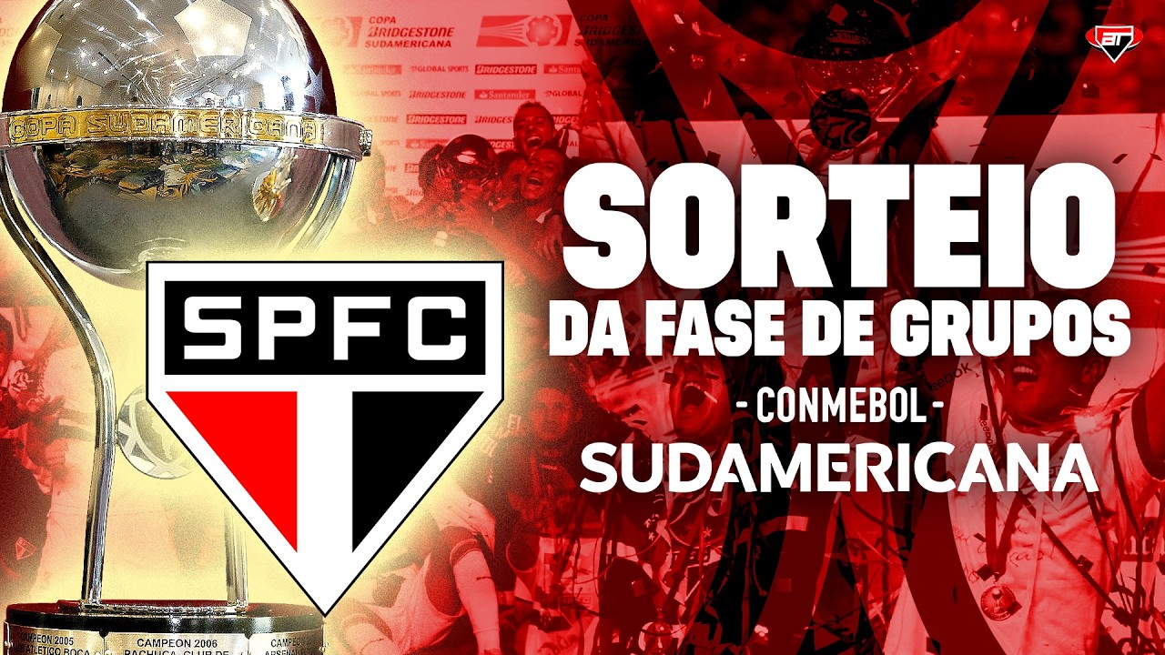 Sorteio da fase de grupos da Copa Sul-Americana 2026 ⚽