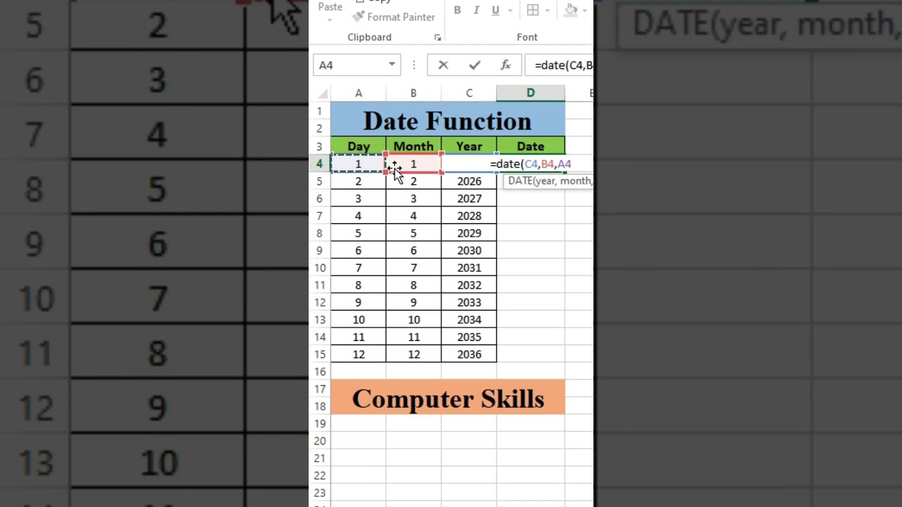 Master the Excel DATE Function: Simplify Date Calculations & Formatting 📅