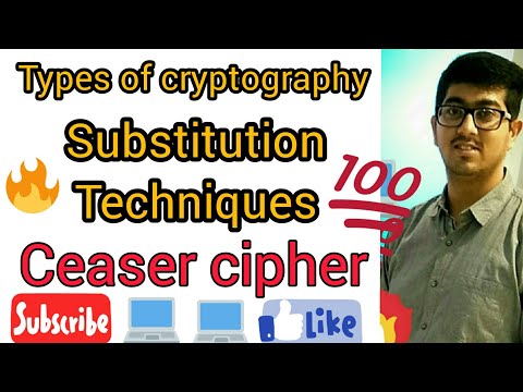 Types of cryptography (Ceaser Cipher)