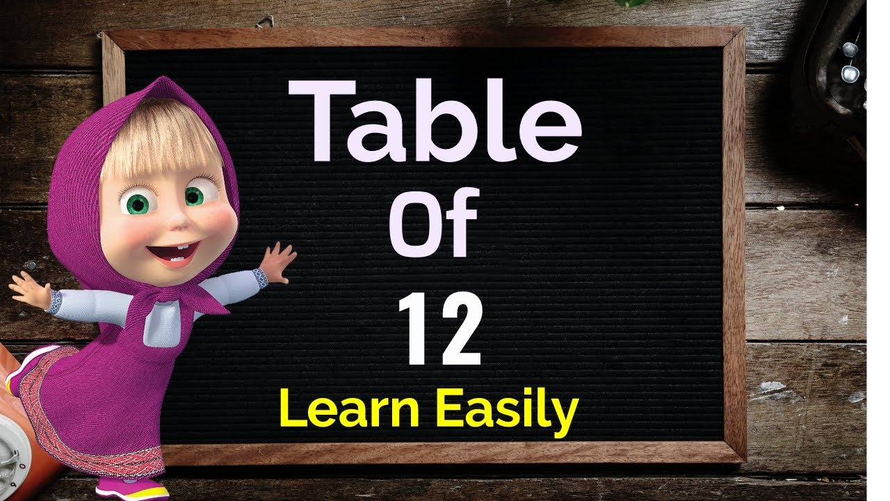 Master the Multiplication Table of 12 Easily | 12 Ka Pahada for Kids 📚