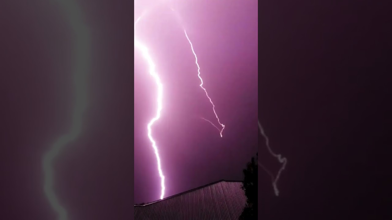 Forte Tempestade de Raios Atinge o Paraná nesta Madrugada #compartilhe #shorts