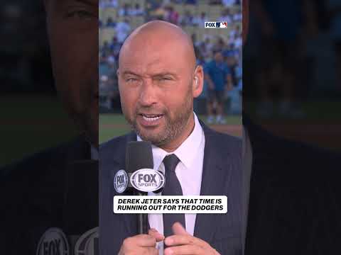 Derek Jeter on Dodgers' offensive struggles 🗣️ "they're running out of time." #Dodgers #MLB