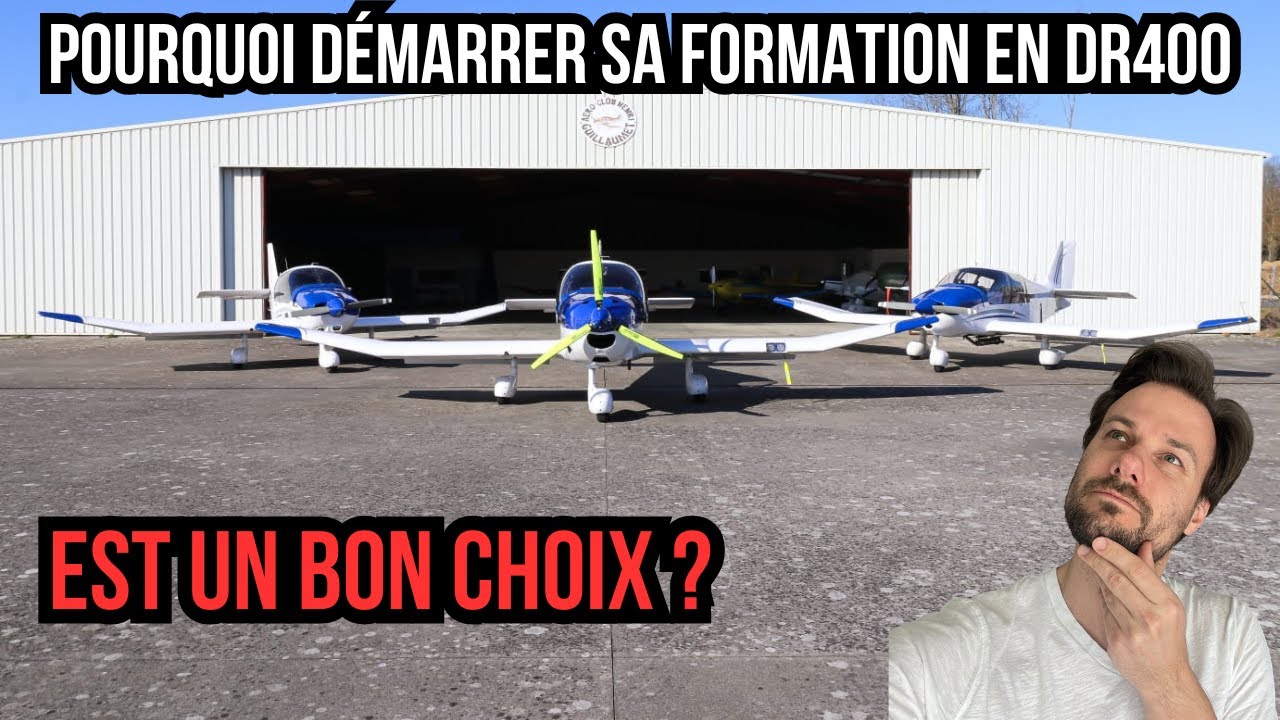 Pourquoi le DR400 est idéal pour débuter en pilotage ✈️