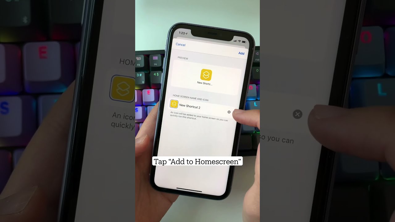 Create App Shortcut on iPhone Home Screen 📱