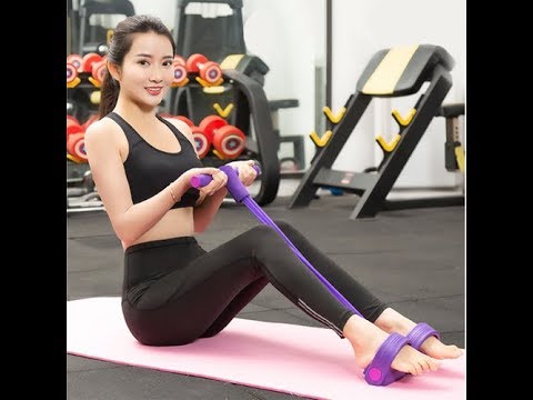 Hướng dẫn dụng cụ tập cơ bụng, cơ vai, ngực dây kéo lò xo tại nhà cho nam, nữ (hiệu quả nhanh chóng)