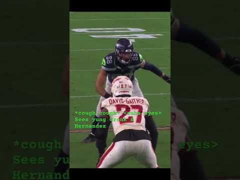 Elijah Arroyo & AJ Barner WEEK 4 ALL TOUCHES {#shorts version} #nflweek4 #cardinals #seahawks #nfl