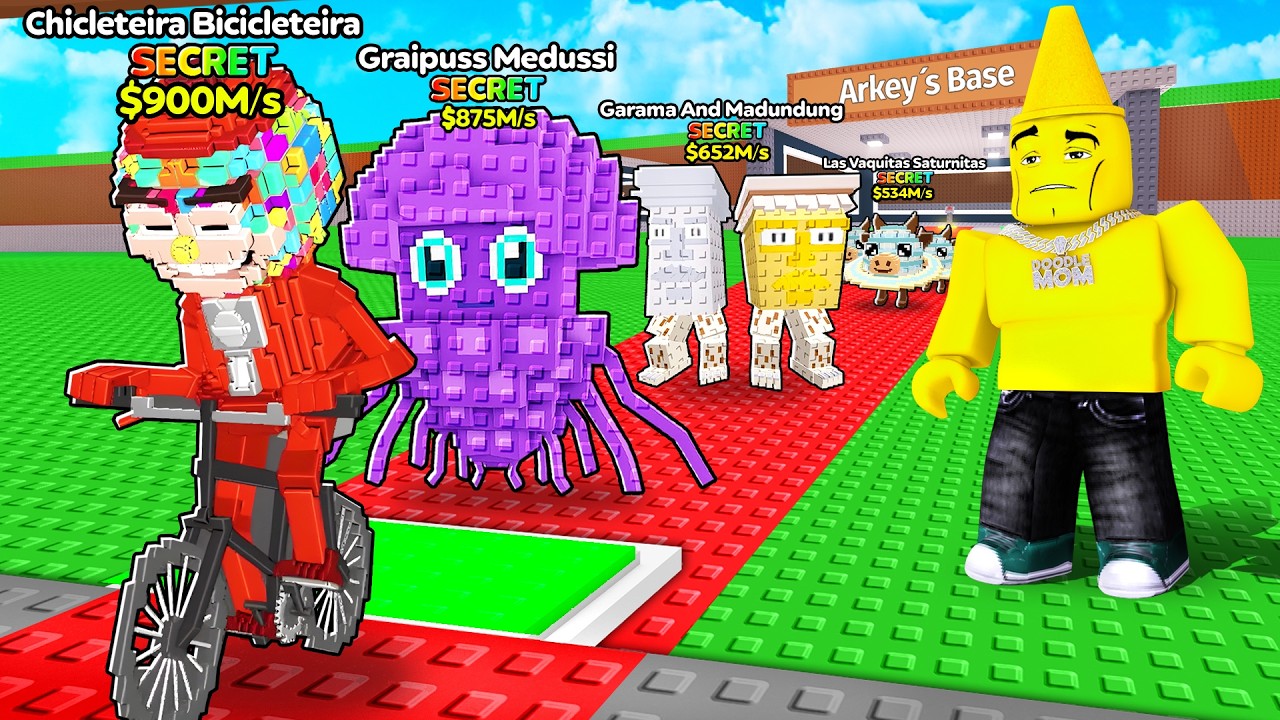 Stealing My Friend's Rarest Brainrots for 24H 🧠