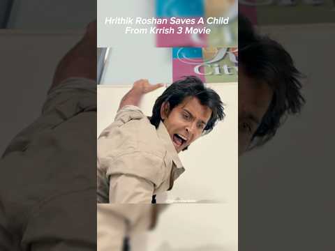 Hrithik Roshan Saves A Child From Krrish 3 Movie 🔥|Please Subscribe Our Channel|#tazeemkhaneditz