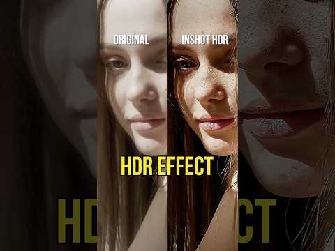 Discover how to enhance your video quality with InShot's HDR effect!🎥 #inshot #hdr #hdredit