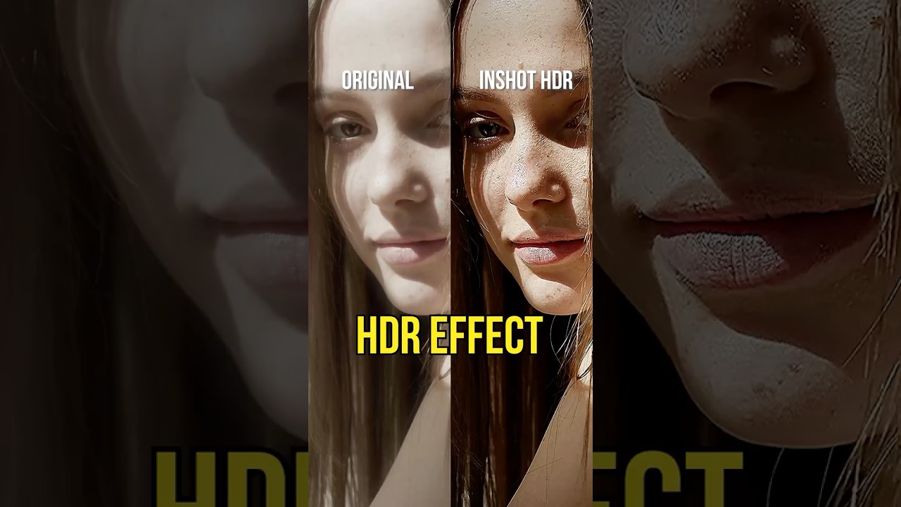 Boost Video Quality with InShot's HDR Effect 🎥
