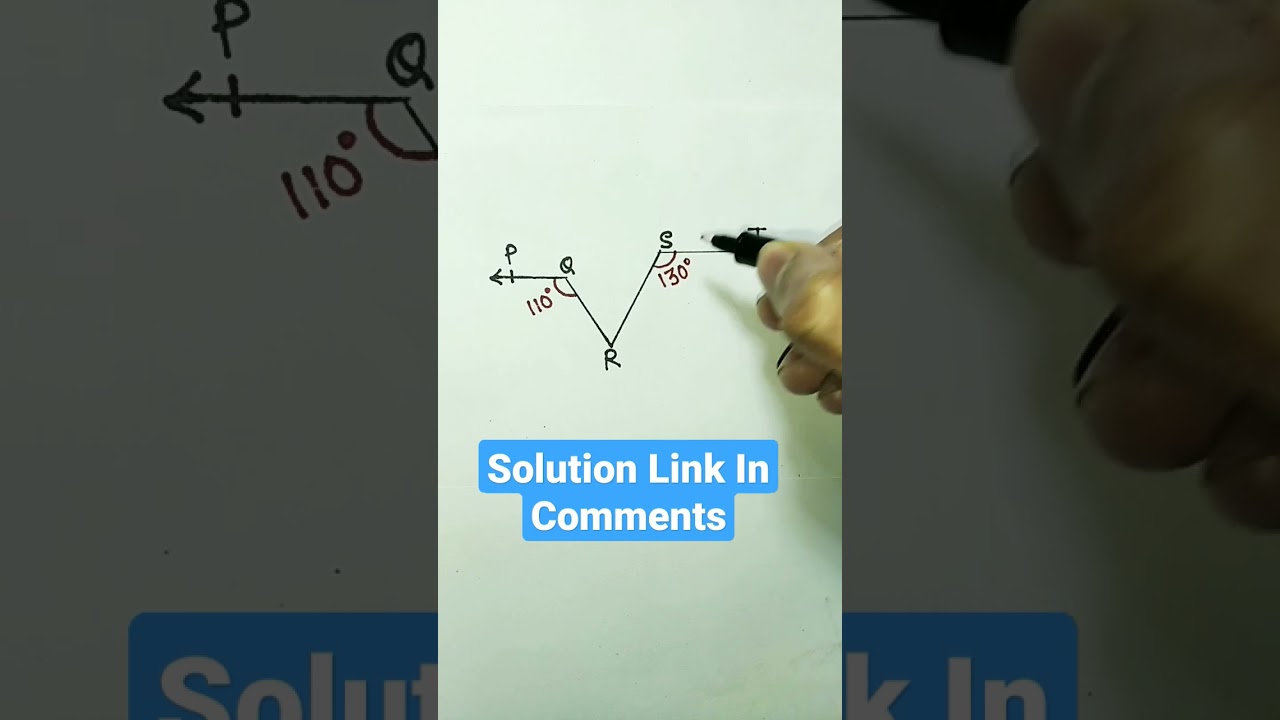 Master Lines & Angles: Class 9 Maths Ex 6.2 Q4 Solution 📐