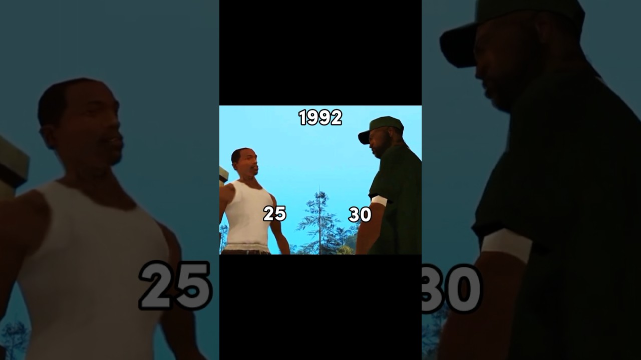 Carl & Sweet Johnson in GTA San Andreas 🥀 | Epic Short Scene