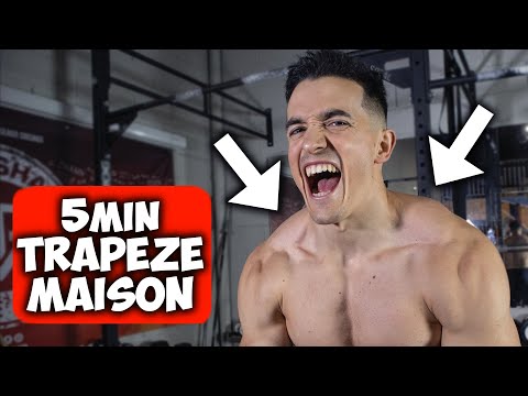 Trapèze intense à la maison (5min entrainement)