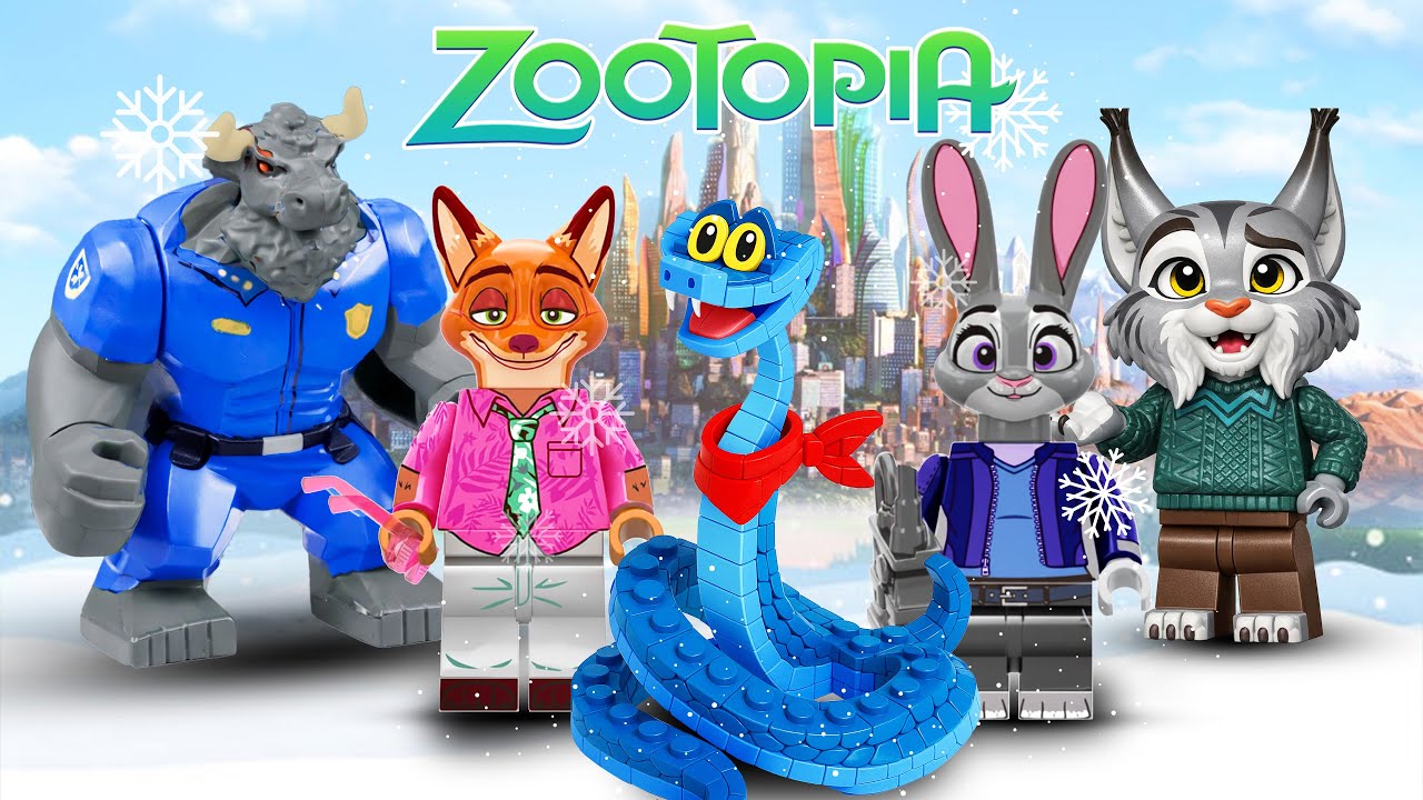 LEGO Zootopia 2: DIY All Main Characters 🦊🐰 | FUNZ Bricks