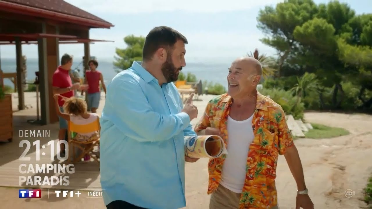 Camping Paradis lundi 7 juillet 2025 sur TF1