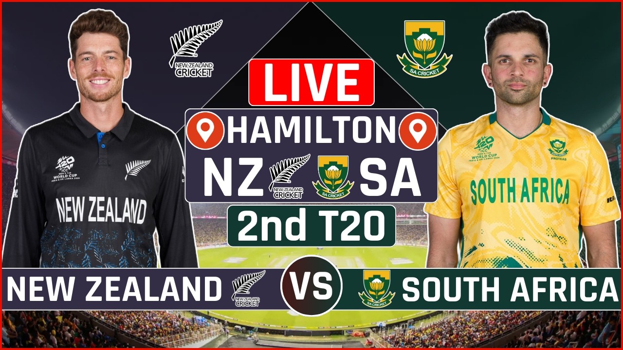 New Zealand vs South Africa 2nd T20 Live Cricket | NZ vs SA 2nd T20 Live Scores & Commentary