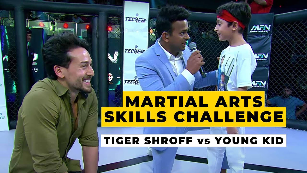 Kid Challenges Tiger Shroff in Martial Arts Duel 🥋