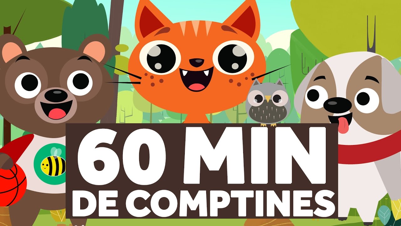 1 Heure de Comptines pour Enfants - Promenons-Nous dans les Bois 🌳