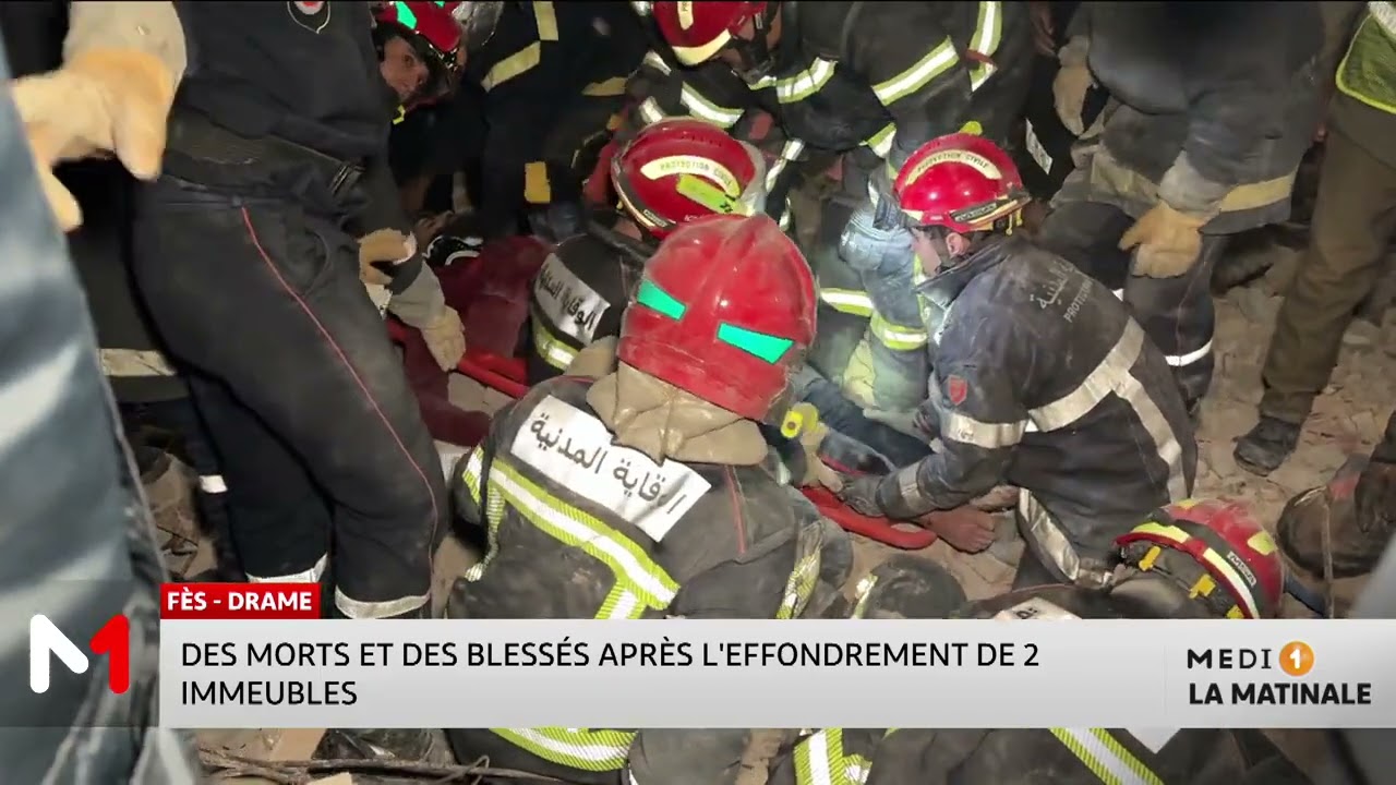 Effondrement de Deux Immeubles à Fès 🏚️