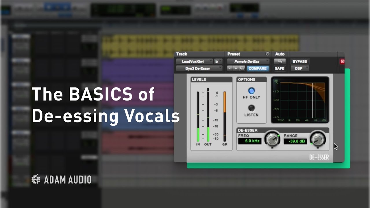 Using a De-Esser on Vocals in Pro Tools 🎤