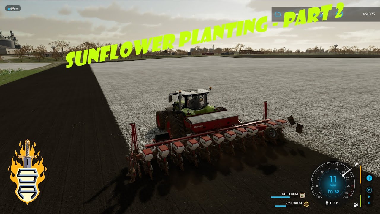 Sunflower Planting! Elm Creek FS2022 Ep 11 🌻