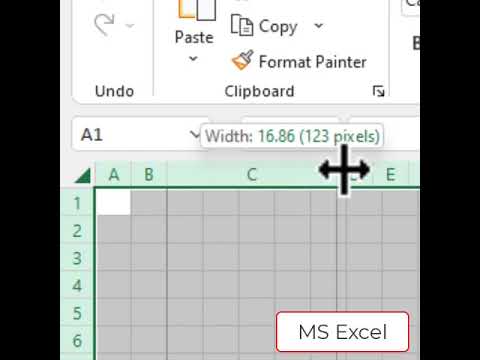 Excel: Resize Rows & Columns Easily
