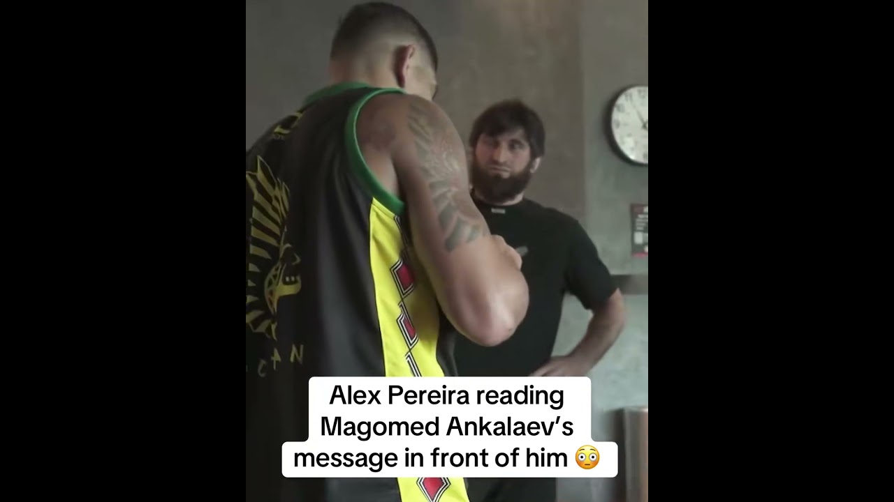 The reaction 😳 (via alexpoatanpereira/IG) #UFC320