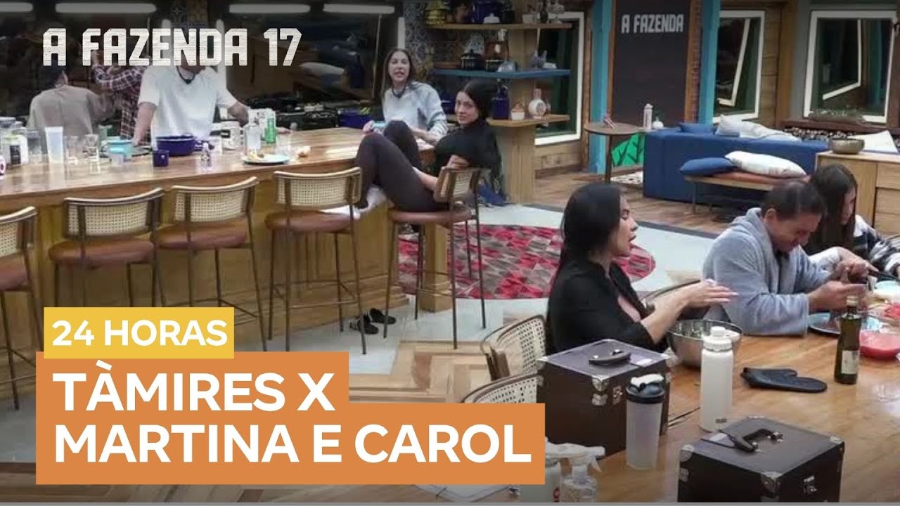 A Fazenda 17: Tàmires e Martina se enfrentam em nova disputa e reacendem rivalidades 😠