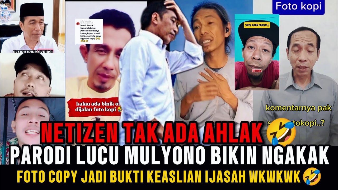Netizen Tak Ada Ahlak, Parodi Lucu Bikin Ngakak🤣