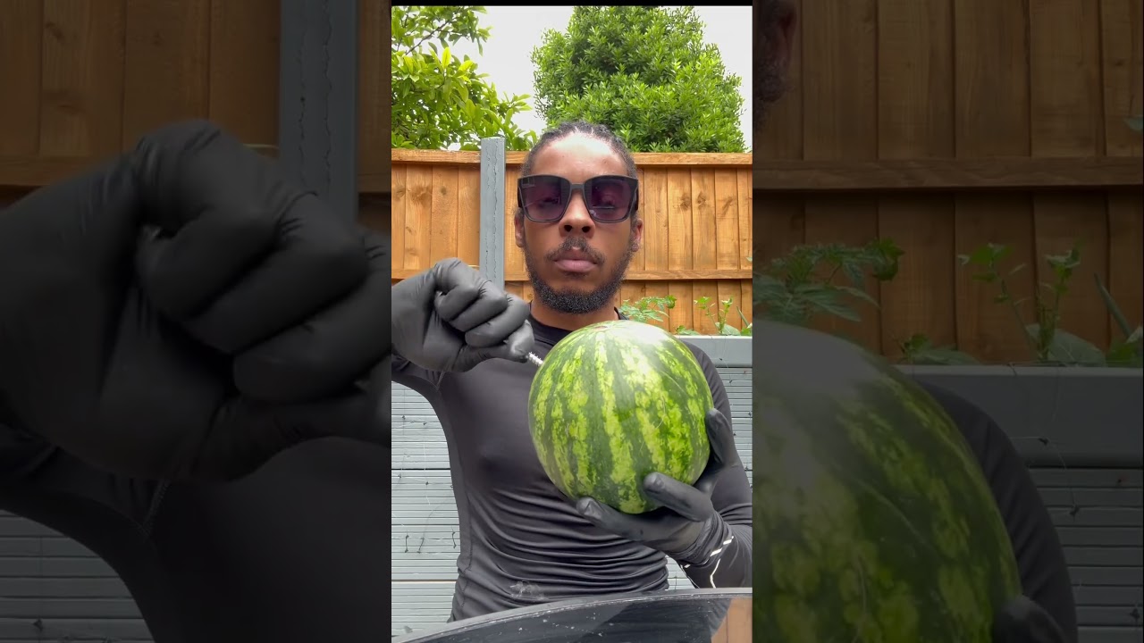 Watermelon Injected with Sodium & Potassium 🍉💉