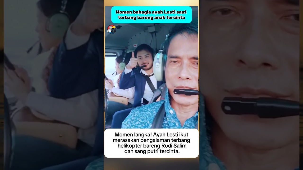 Lesti Naik Helikopter Bareng Rudi Salim ✨