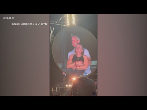 “Kiss Cam” moment goes viral at Coldplay concert