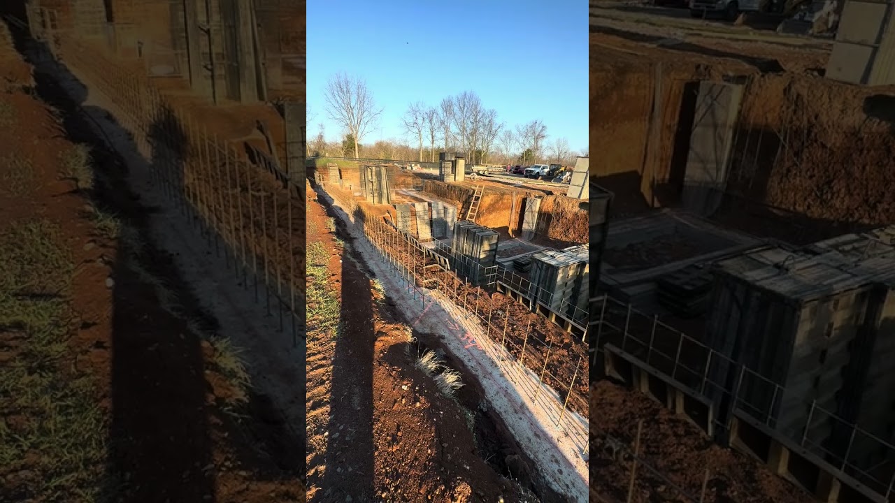 Magnolia Hall Custom Home Foundation in Progress π‘