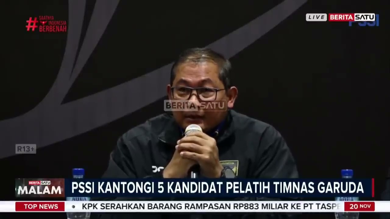 PSSI Tutup Nama Kandidat Pelatih Timnas Indonesia ⚽